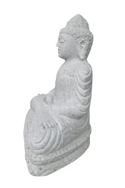 Artikelbild 5 des Artikels “Sitzender Buddha aus Flussstein 45cm Höhe. “